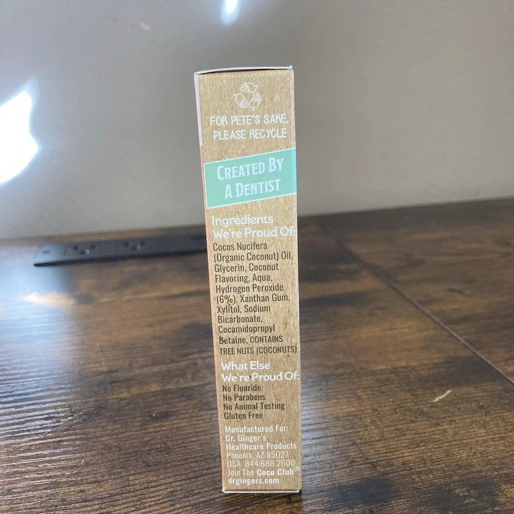 Dr. Ginger's Coconut Oil‎ Tooth Whitening Pen